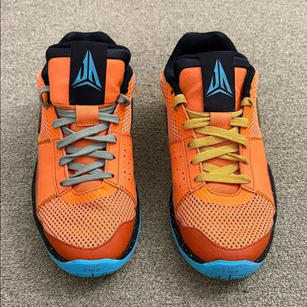 Nike Ja 1 Morant Kids GS Size 6Y Bright Mandarin Optic Yellow Black Blue